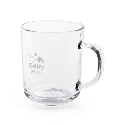 SOFFY. Glass mug 230 mL